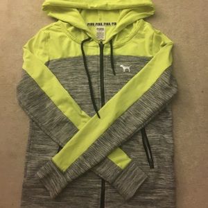 VS Pink Zip up Hooded Jacket